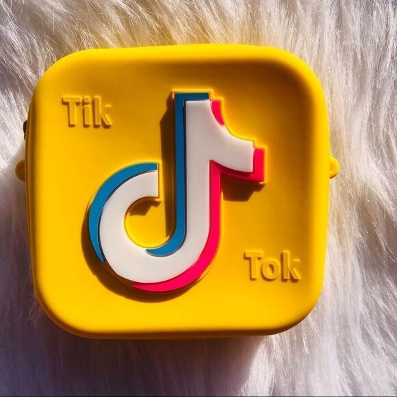 Brand New Yellow Tik‎ Tok Coin Purse Mini Purse - Picture 2 of 8